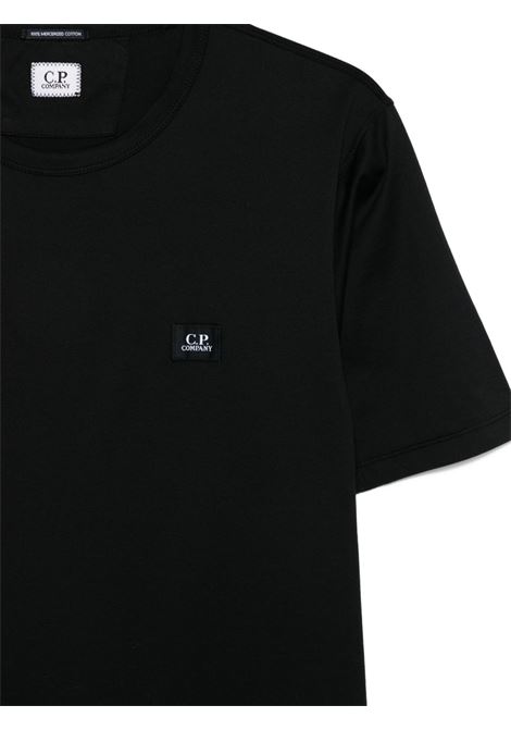 t-shirt mercerized light jersey uomo nera C.P. COMPANY | 19CMTS132A-006374G999